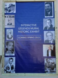 Ethelene Dyer Jones Legends Mural Exhibit Announcement