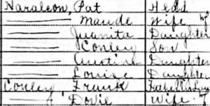 Frank And Dovie Conley Census 1910 Census