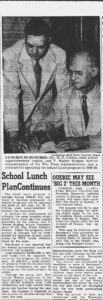 Md Collins School Lunch Plan Continues