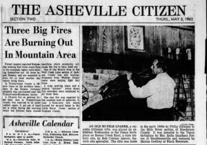 Gillespie Rifle Asheville Citizentimes May 3 1962