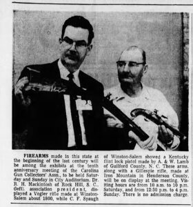 Gillespie Rifle Picture Asheville Citizentimes Jul 6 1962