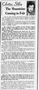 Choestoe Story The Mountains Coming To Fair Ajc Sep 6 1956