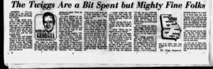Choestoe Story The Twiggs Are A Bit Spent But Mighty Fine Folks Ajc Nov 12 1973 1