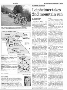 Tour De Georgia Ajc Apr 21 2007