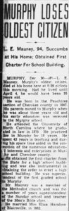 Obituary For L C Mau
