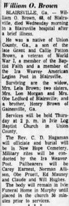 Obituary For William