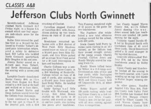 Union County Vs White County AJC Sep 14 1974