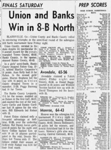 Union County Wins 8B North AJC Feb 13 1970