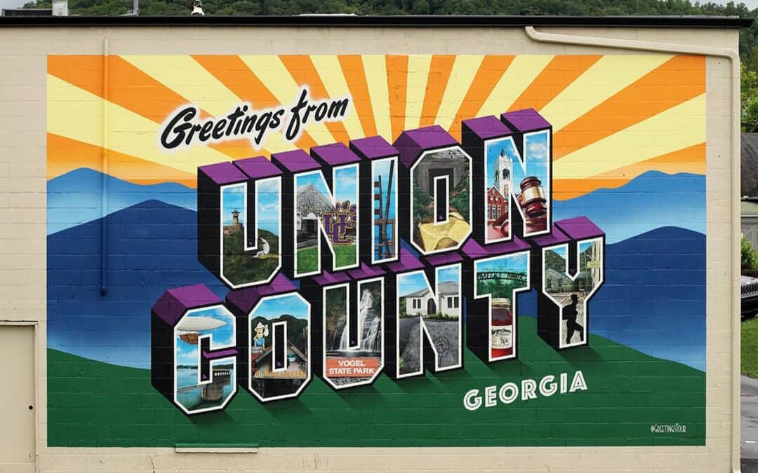 The Greetings From Union County, Georgia Mural To Life: Bringing It To Life