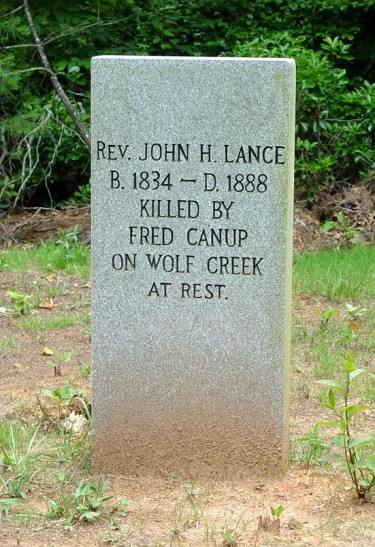 Rev John Henry Lance Grave