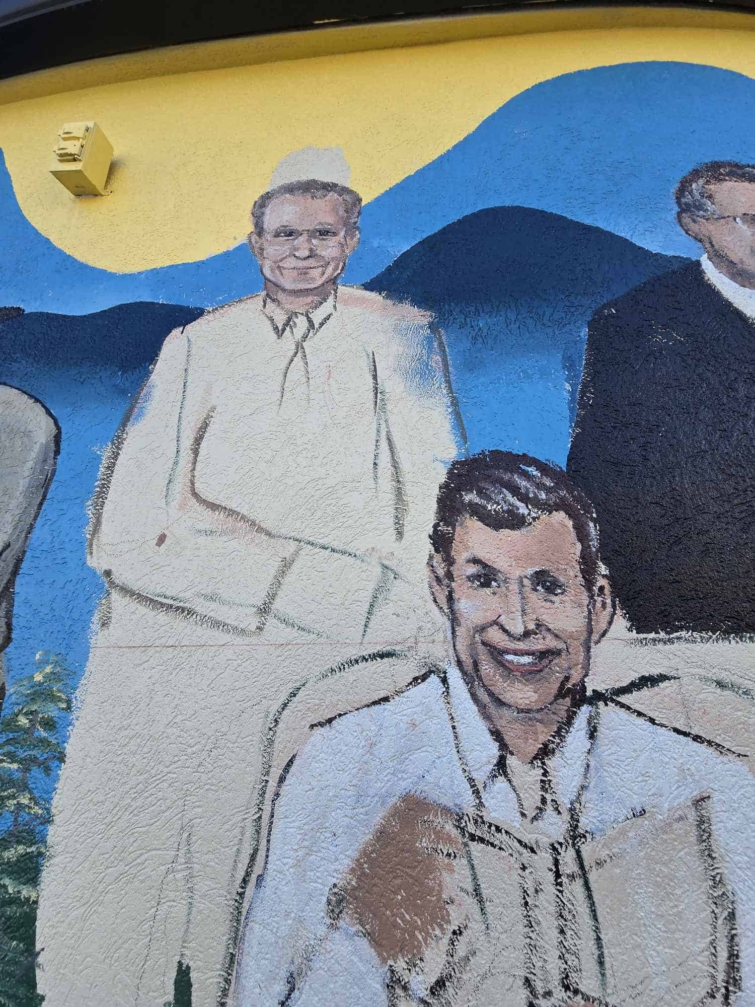 Union County Legends Mural Outlines