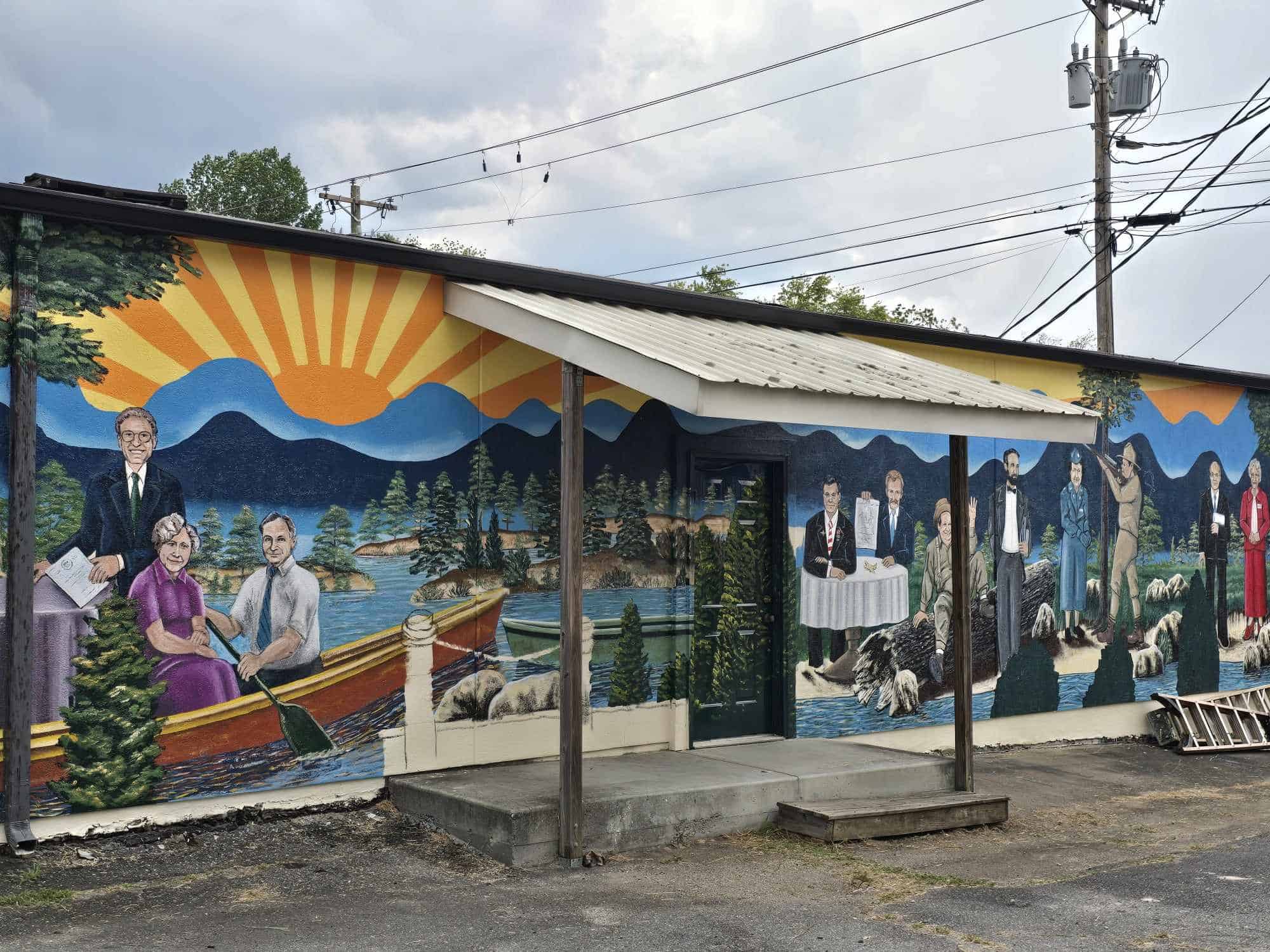 Union County Legends Mural Whole Mural Completed 3