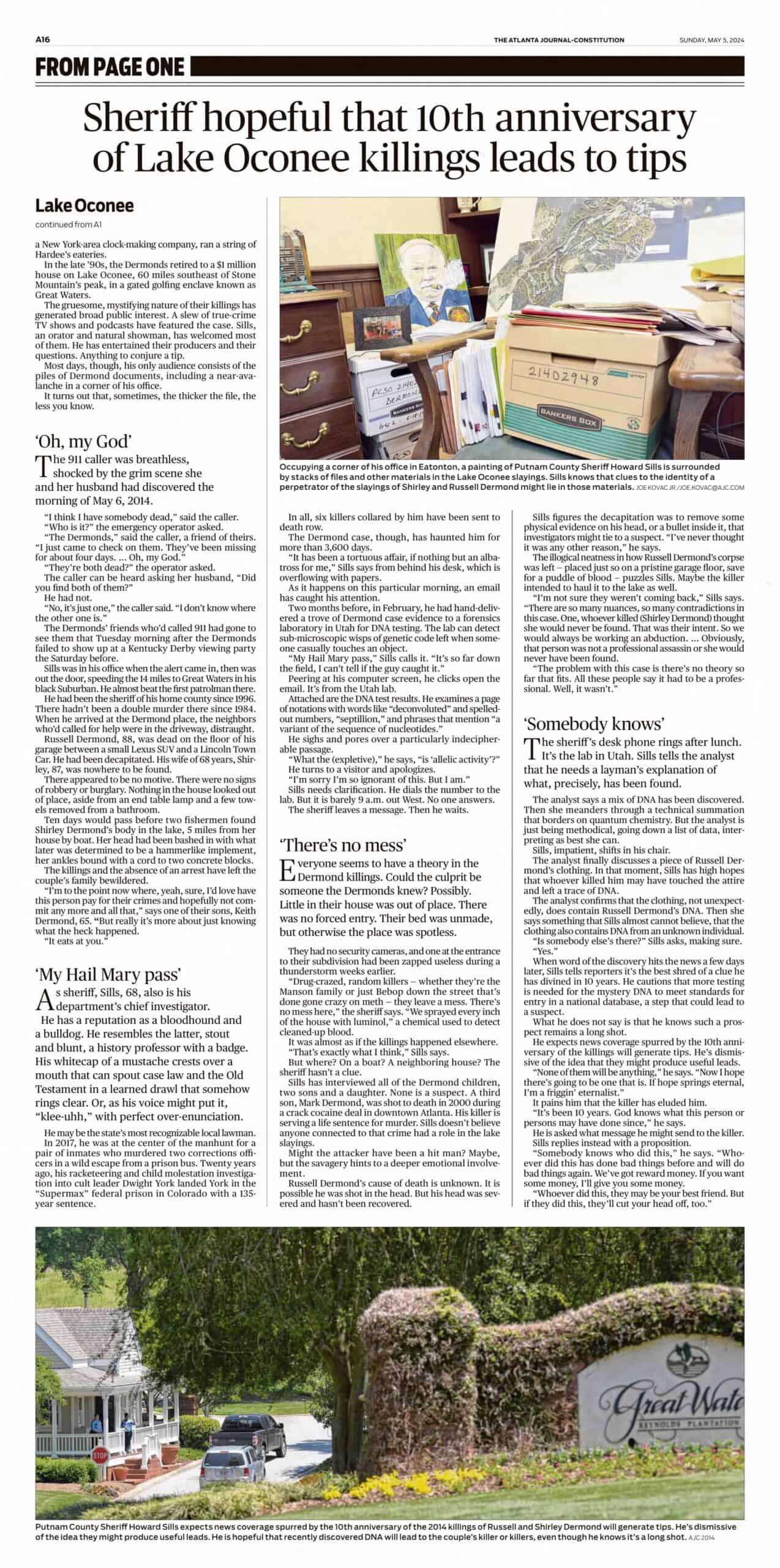 Dermonds Murder 10 Years Later Part 2 AJC May 5 2024