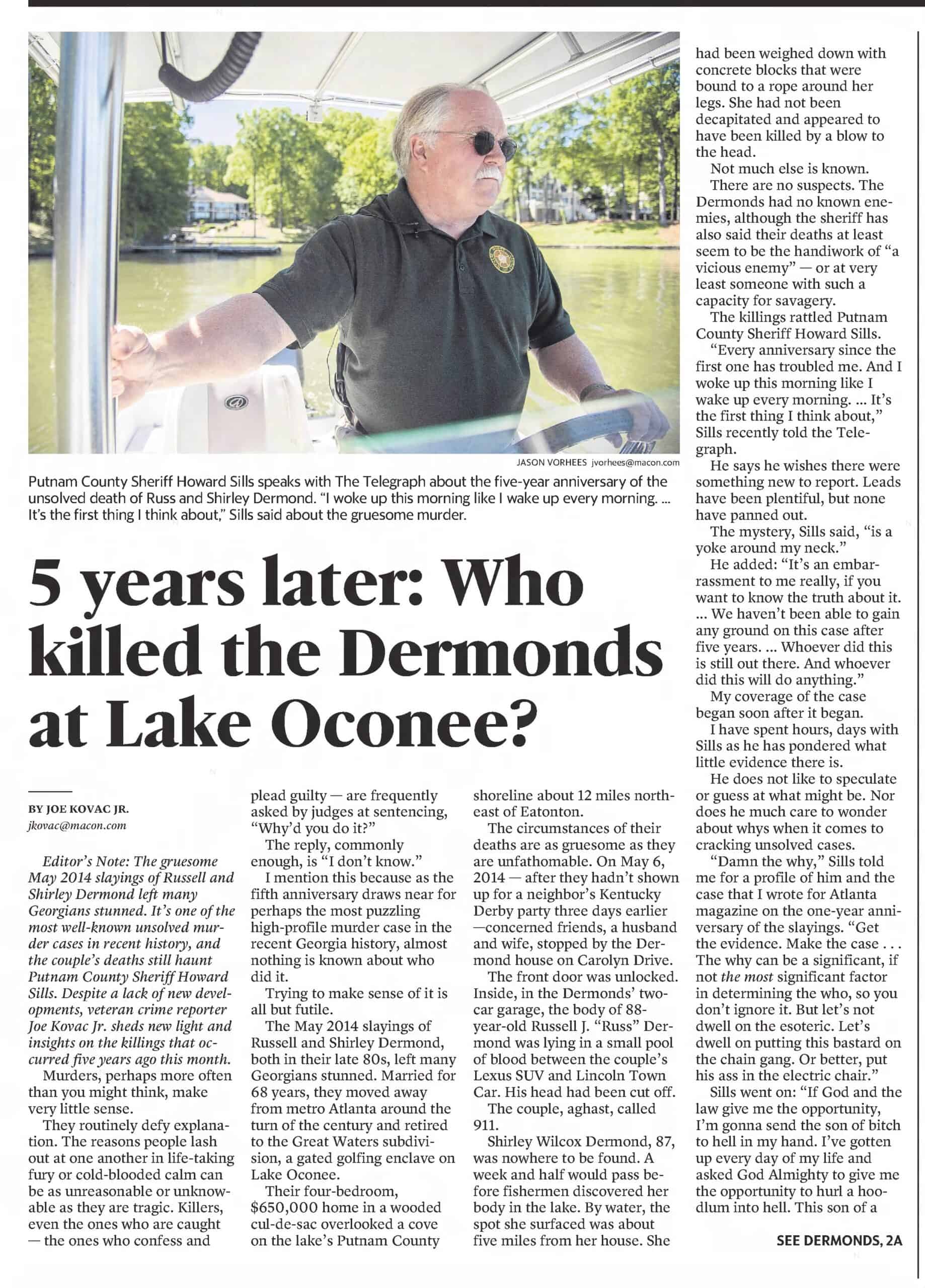 Dermonds Murder 5 Years Later Part 1 Macon Telegraph May 4 2019