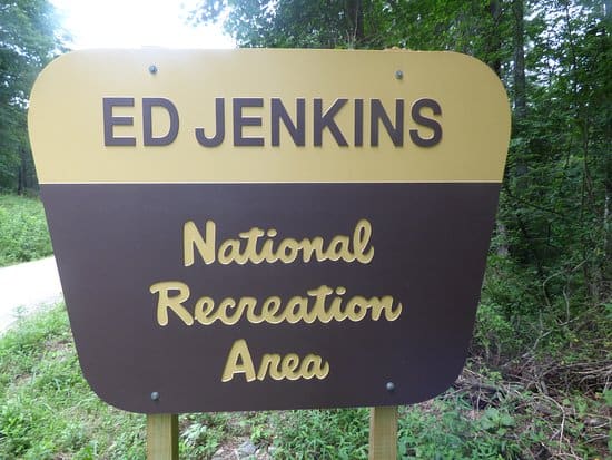 Ed Jenkins National Recreation Area Sign