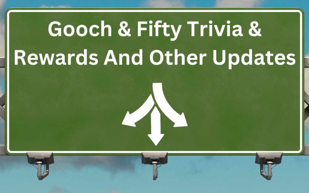 Gooch & Fifty Trivia & Rewards Half-Point Standings