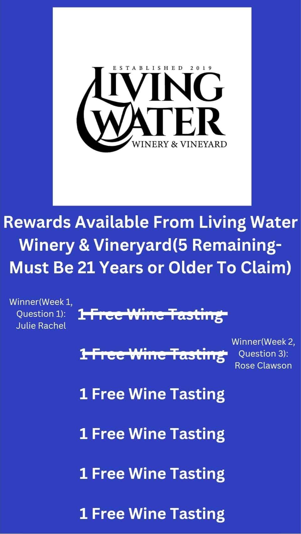 GF Trivia And Rewards Halfway Point Living Water