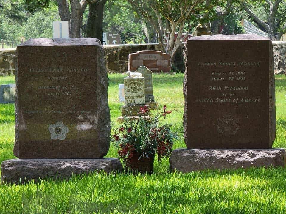 LBJ LadyBird Johnson Grave