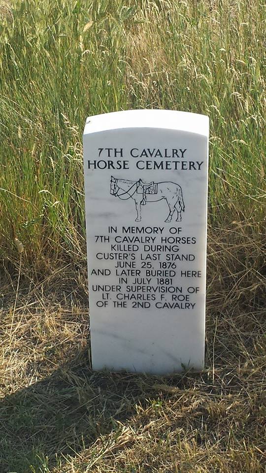 Little Bighorn Battlefield National Monument Horse Graves