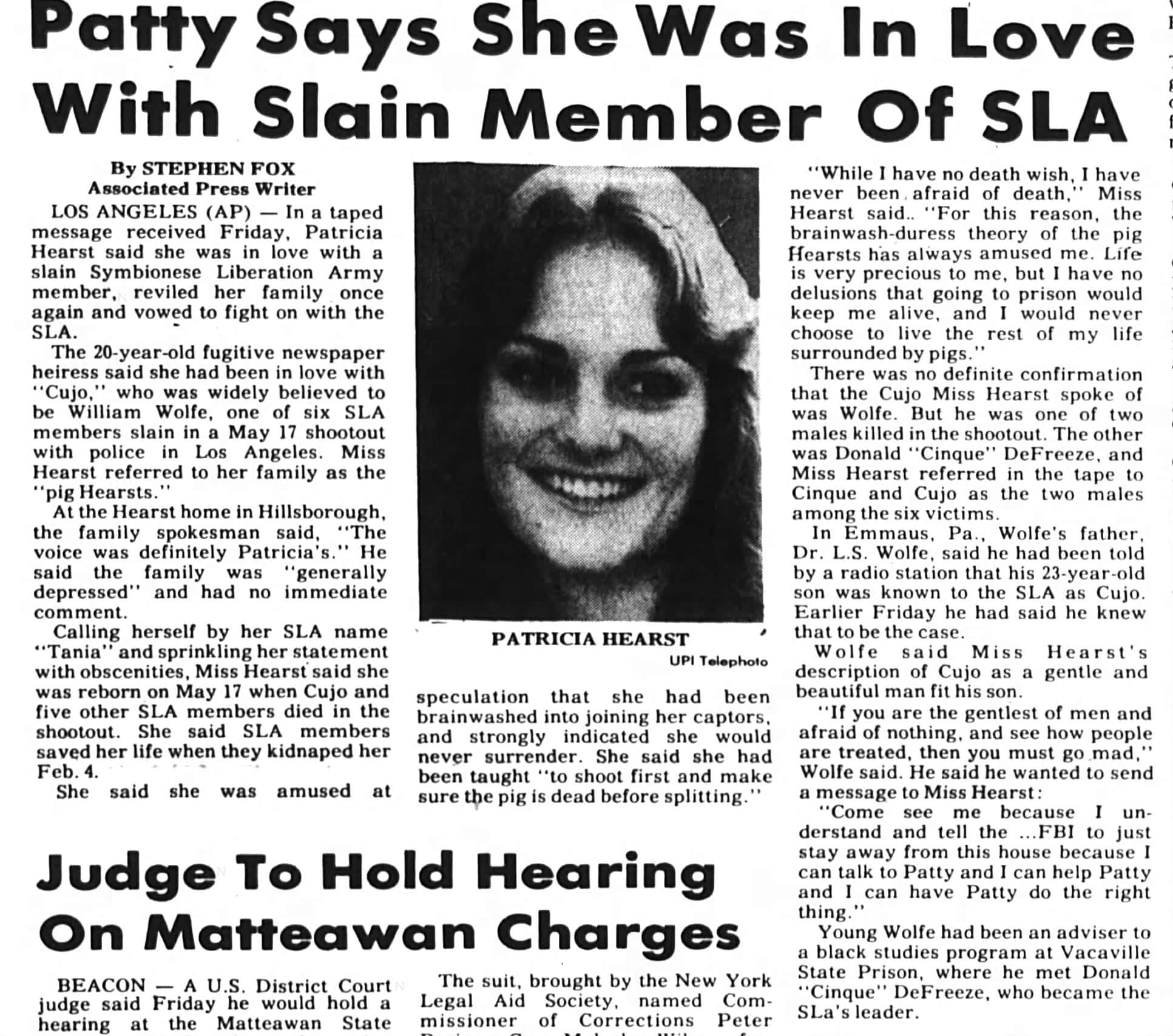 Poughkeepsie Journal 1974 06 08 Page 1