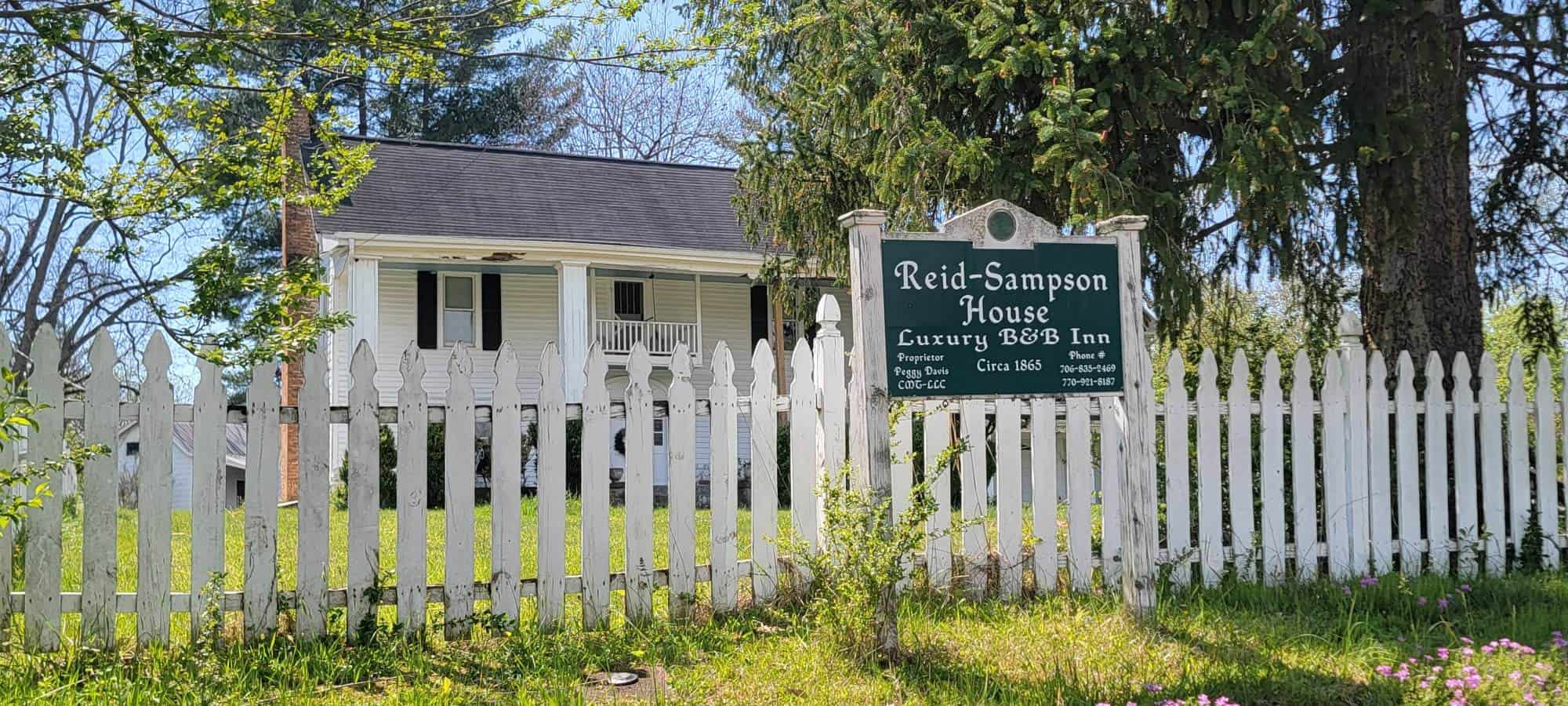 Reid Sampson House With Sign