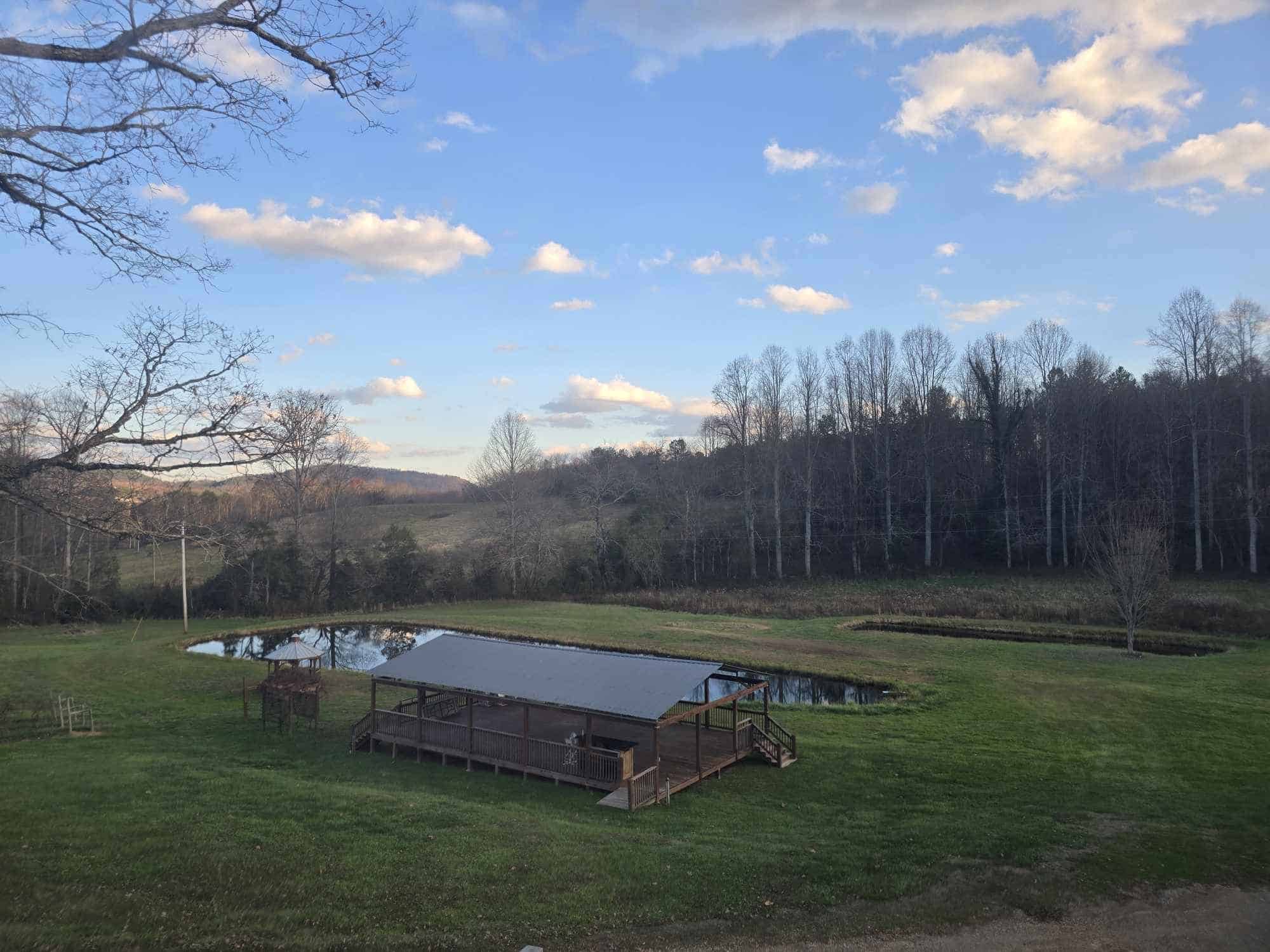 Odom Springs Winery Pond View