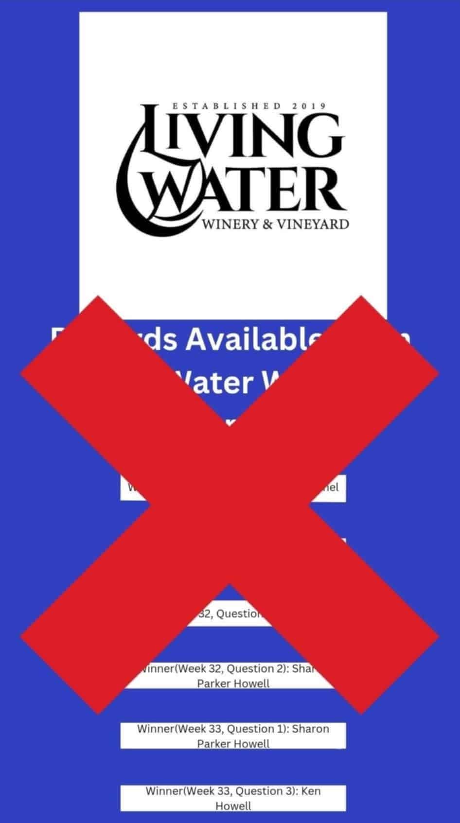 Living Water Rewards Left Quarter 4